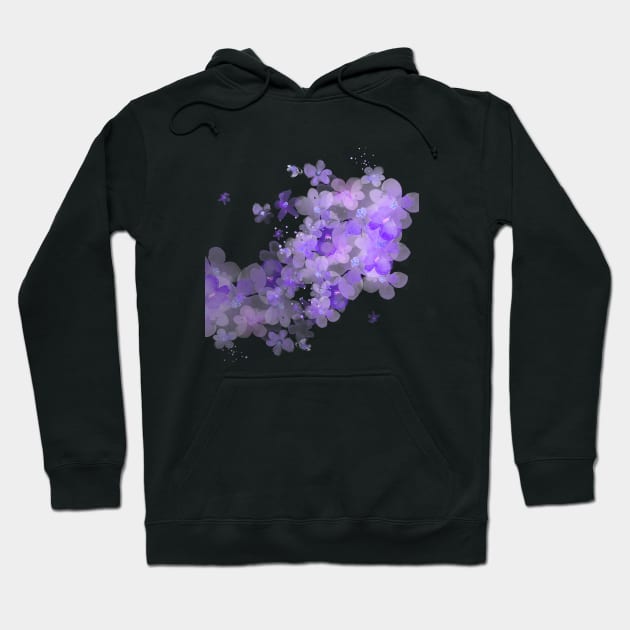 purple flowers Hoodie by PREMIUMSHOP